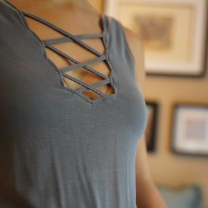 Criss-Cross Tank Top